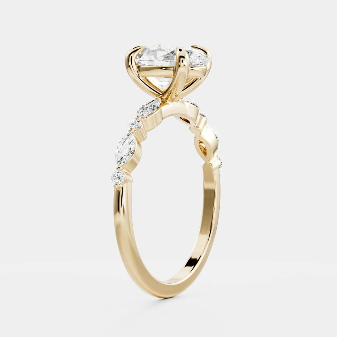 Avery in Yellow Gold, view 2