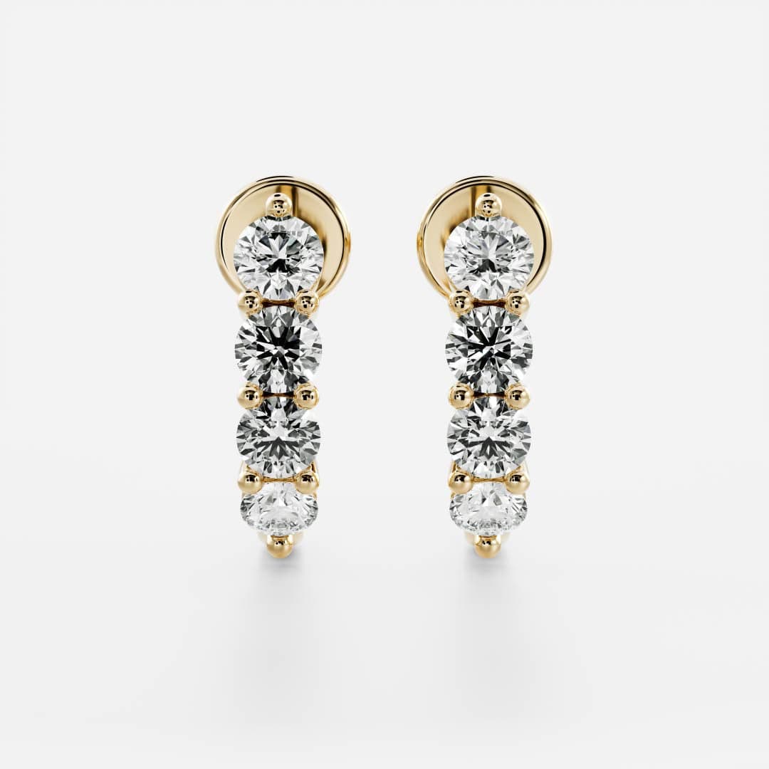 Cascading Hoops - Signature Diamond Hoops