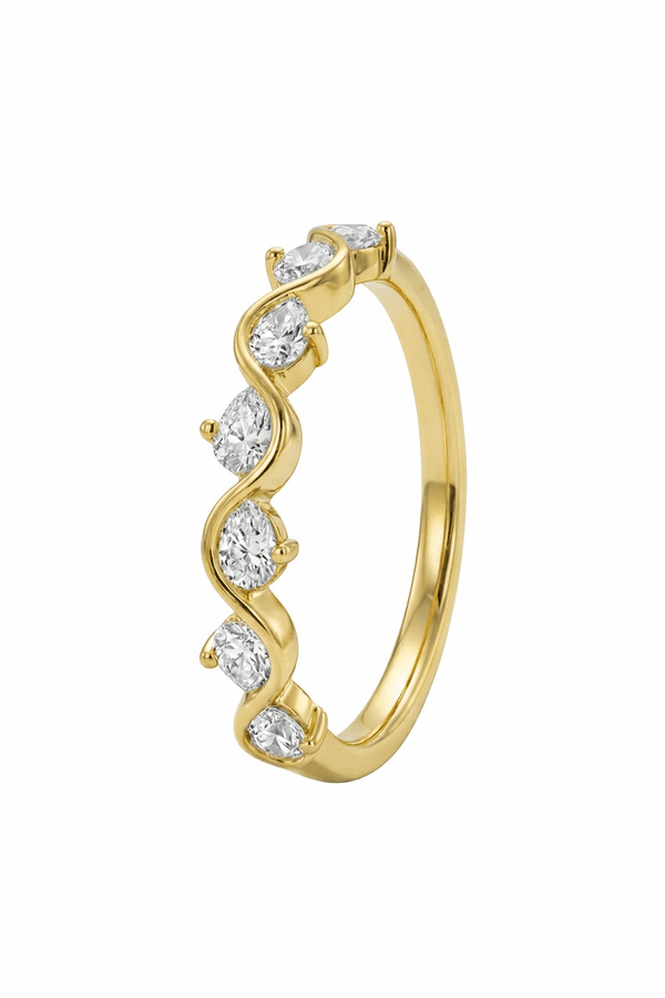 Duet in Yellow Gold, view 2