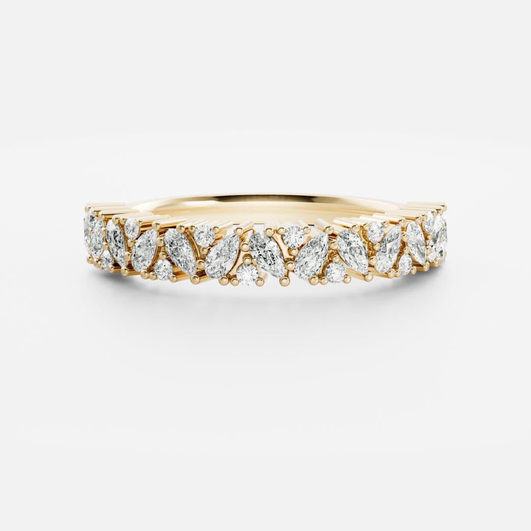 Estelle - Scattered Pear & Round Band