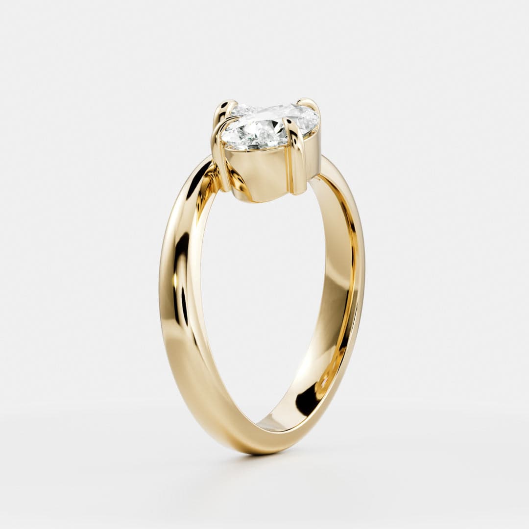 Isabeau in Yellow Gold, view 2