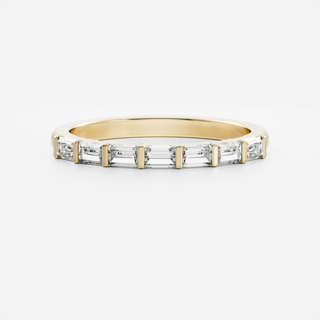 Noémie - Baguette Wedding Band
