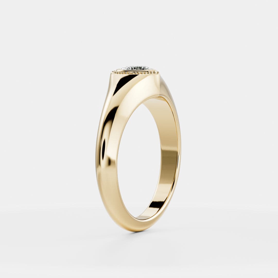 Signature Heart in Yellow Gold, view 2