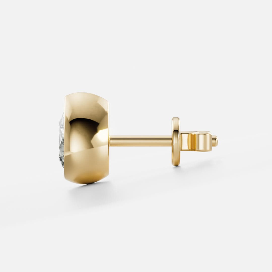 Vera Pear in Yellow Gold, view 2