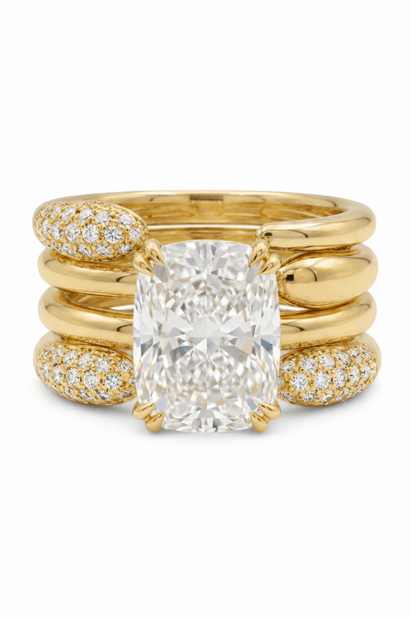 Capri - Bold Gold Radiant Ring