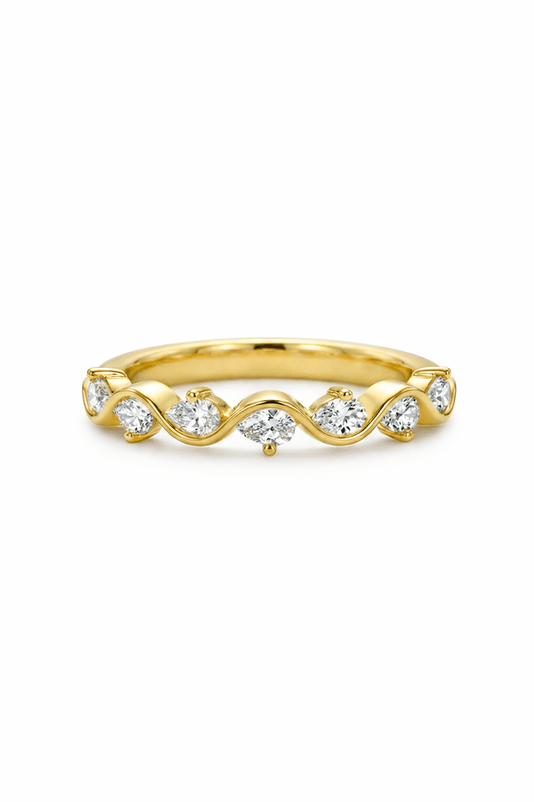 Duet - Double Row Eternity Band