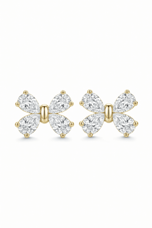 Flutter - Pear Butterfly Studs